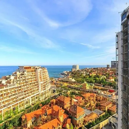 Apartment Gagarin Plaza аркадия вид на море *